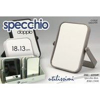 SPECCHIO DOUBLE FACE RETT. 18X13