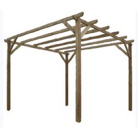 GAZEBO PERGOLA LEGNO 3X3
