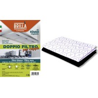 FILTRO PER CAPPA DOPPIO CARBONI 40X60 FILTRO PER CAPPA DOPPIO CARBONI 40X60