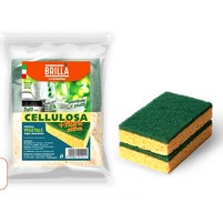 SPUGNE CUCINA FIBRA E CELLULOSA PZ.2