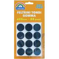 FELTRINI PER SEDIE GOMMA PZ.24