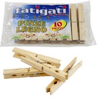 PINZE PANNI LEGNO PZ.10