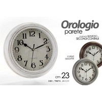 OROLOGIO TONDO EFF.LEGNO CM.23