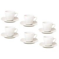 TAZZINE CAFFE' PZ.6 C-PIATTINO BIANCA