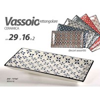 VASSOIO CERAMICA RETT.29X16