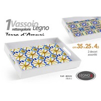 VASSOIO LEGNO RETTANG. C-MANICI