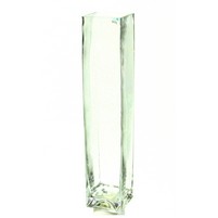 VASO VETRO QUADRO CM.40