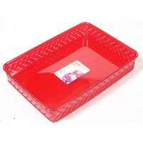 CESTINO PORTATUTTO ACRILICO 36X25H6