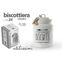 BISCOTTIERA CERAMICA VINTAGE CM.24