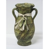 VASO CERAMICA VERDE CM.30