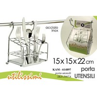 PORTAPOSATE FILO INOX X BARRA