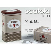 BARATTOLO SCATOLA LATTA CAFFE'