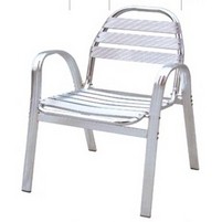 SEDIA ALLUMINIO GRIGIO BAR 40732