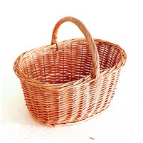 CESTO FUNGHI VIMINI OVALE PICCOLO 41X28 CESTO FUNGHI VIMINI OVALE PICCOLO 41X28