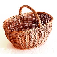 CESTO FUNGHI VIMINI OVALE GRANDE 51X35