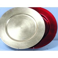 SOTTOPIATTO ROSSO -ORO CM.36