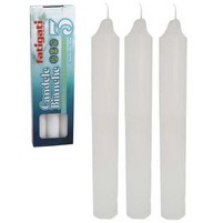 CANDELE BIANCHE PZ.3 cm.20
