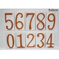 NUMERO CIVICO TERRACOTTA