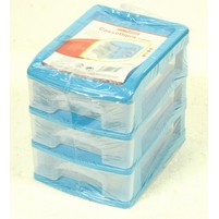 CASSETTIERA MINI 3 POSTI 16X13 H16 CASSETTIERA MINI 3 POSTI 16X13 H16