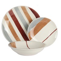 SERVIZIO PIATTI PORCELLANA PZ 18