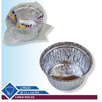 FORMA ALLUMINIO MUFFIN CM7 H4 PZ.6