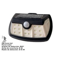 LAMPADA SOLARE DA PARETE 28 LED