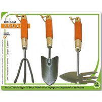 SET ATTREZZI GIARDINO PZ.3 METALLO SET ATTREZZI GIARDINO PZ.3 METALLO