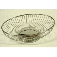 CESTINO INOX OVALE CM.29