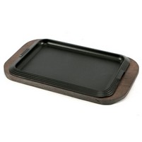 PIATTO GHISA C-VASSOIO LEGNO 30X22 PIATTO GHISA C-VASSOIO LEGNO 30X22