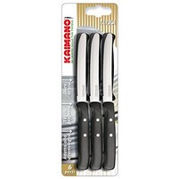 COLTELLI TAVOLA PZ.3 M-NERO BULLONATO