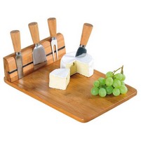 TAGLIAPANE BAMBOO 4 COLTELLI  FORMAGGI