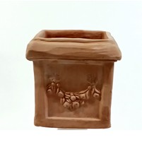 VASO QUADRO FESTONE CM.25X25