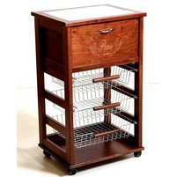CARRELLO LEGNO C-MATT.PORTAP.NOCE CARRELLO LEGNO C-MATT.PORTAP.NOCE