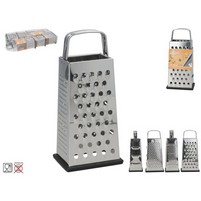 GRATTUGIA 4 LATI INOX BASE ANTISCIVOLO