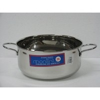 CASSERUOLA INOX 18-10 CM.14 2-M.