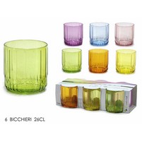 BICCHIERI LEIA CL.26 PZ.6 COLOR