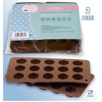 STAMPO CIOCCOLATINI SILICONE X15 PZ.2 STAMPO CIOCCOLATINI SILICONE X15 PZ.2