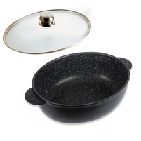 CASSERUOLA OV.GRANITO CM.34X28 C-COP.