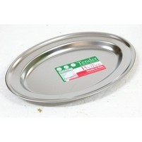 VASSOIO INOX OVALE CM.47