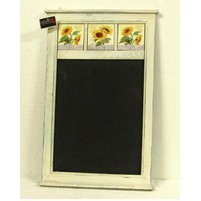 LAVAGNA FIORI CORNICE LEGNO CM.50X33