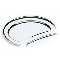 VASSOIO INOX OVALE CM.50 ENGLAND