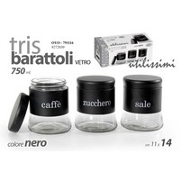 BARATTOLI VETRO-INOX PZ.3 