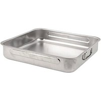 TEGLIA QUADRA CM.32x32 INOX-ANTIAD.