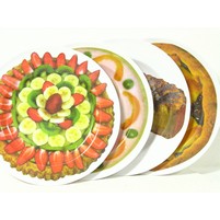 PIATTO PANETTONE MELAM.CM.35