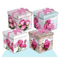 SCATOLA REGALO CON FIOCCO CM.15