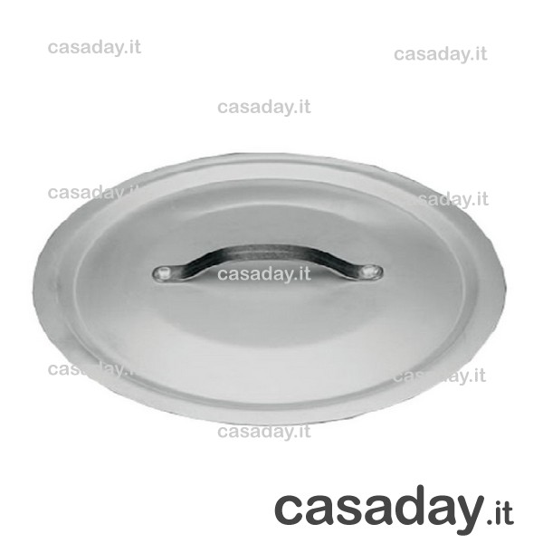 COPERCHIO ALLUMINIO PESANTE OVALE CM.36 pentole agnelli COPERCHIO ALLUMINIO PESANTE OVALE CM.36 pentole agnelli