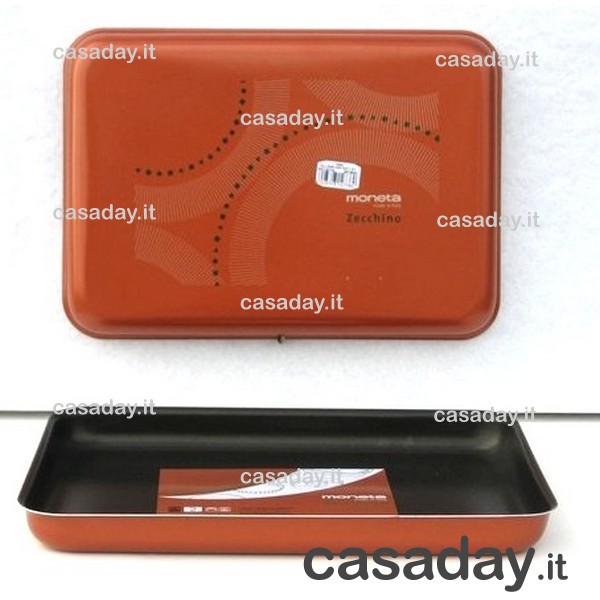 TEGLIA ZECCHINO PIZZA CM.40X28 moneta