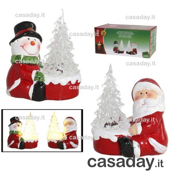 ALBERO LED C-PUPAZZO CERAMICA CM.10 ALBERO LED C-PUPAZZO CERAMICA CM.10