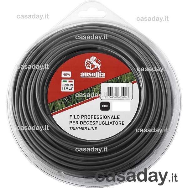 FILO DECESPUGLIATORE TONDO 2.4mm 15mt ausonia FILO DECESPUGLIATORE TONDO 2.4mm 15mt ausonia