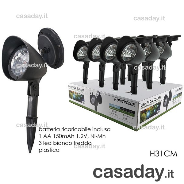 LAMPADA SOLARE FARETTO LAMPADA SOLARE FARETTO